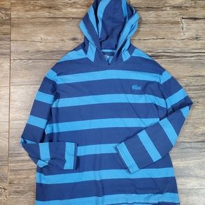 Lacoste long sleeve hoodie. 8(xl)